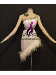 KAKAL1422,Women Latin Dance Wear,Girls Salsa Practice Dance Dress Tango Samba Rumba Chacha Dance Dress,Latin Dance Dress