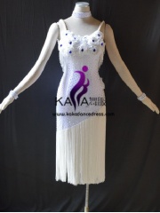 KAKAL1485,Women Latin Dance Wear,Girls Salsa Practice Dance Dress Tango Samba Rumba Chacha Dance Dress,Latin Dance Dress