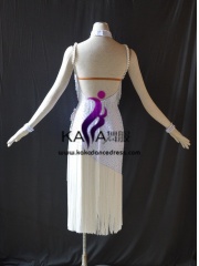 KAKAL1485,Women Latin Dance Wear,Girls Salsa Practice Dance Dress Tango Samba Rumba Chacha Dance Dress,Latin Dance Dress