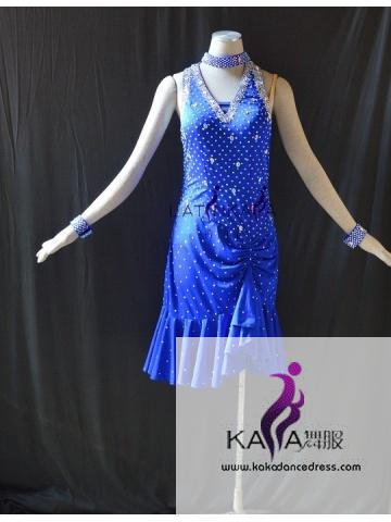KAKAL1490,Women Latin Dance Wear,Girls Salsa Practice Dance Dress Tango Samba Rumba Chacha Dance Dress,Latin Dance Dress