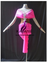 KAKAL1494,Women Latin Dance Wear,Girls Salsa Practice Dance Dress Tango Samba Rumba Chacha Dance Dress,Latin Dance Dress