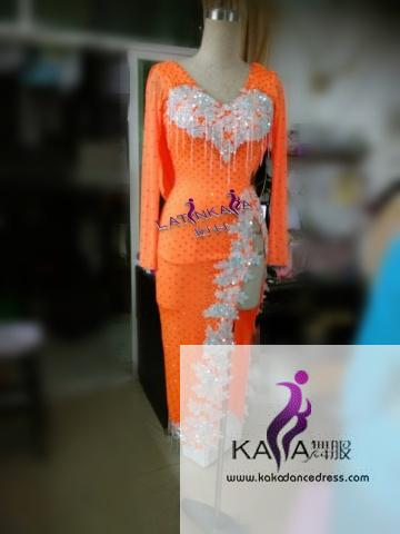 KAKAL1508,Women Latin Dance Wear,Girls Salsa Practice Dance Dress Tango Samba Rumba Chacha Dance Dress,Latin Dance Dress