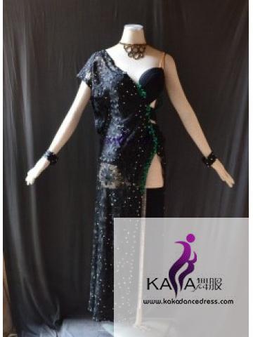 KAKAL1513,Women Latin Dance Wear,Girls Salsa Practice Dance Dress Tango Samba Rumba Chacha Dance Dress,Latin Dance Dress