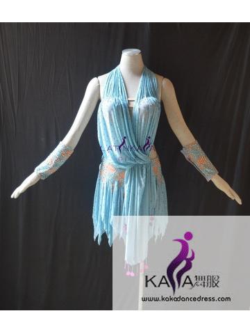 KAKAL1534,Women Latin Dance Wear,Girls Salsa Practice Dance Dress Tango Samba Rumba Chacha Dance Dress,Latin Dance Dress